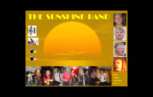 Vorschau von www.sunshine-band.de, The Sunshine-Band