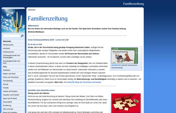 Vorschau von www.fafiz.muehlbauer-verlag.de, Familienzeitung Fafiz