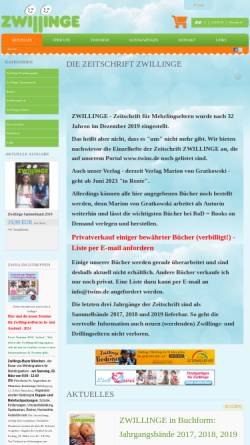 Vorschau der mobilen Webseite www.twins.de, Zwillinge