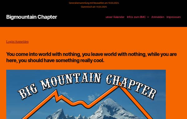 Vorschau von www.bigmountain.at, Big Mountain Chapter