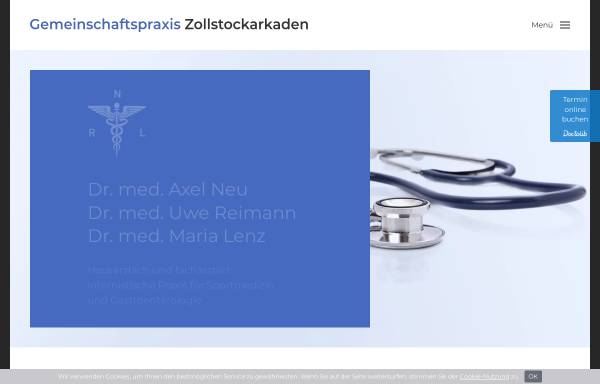 Vorschau von www.koeln-internisten.de, Gemeinschaftspraxis Zollstockarkaden