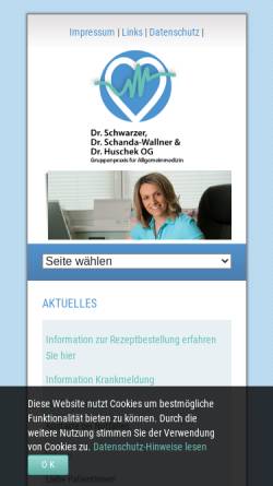 Vorschau der mobilen Webseite www.derhausarzt.at, Ordination Dr. Haiden