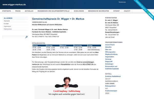 Vorschau von www.wigger-markus.de, Wigger, Dr. med. Christoph und Markus, Dr. med. Markus