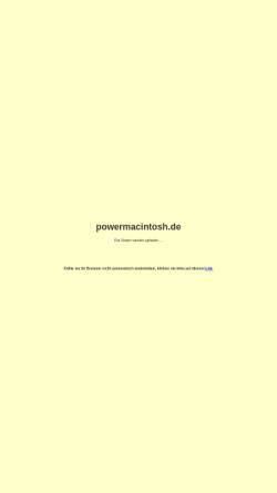Vorschau der mobilen Webseite www.powermacintosh.de, Powermacintosh.de