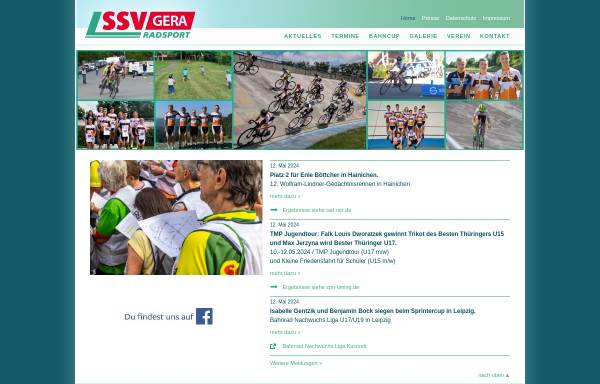 Vorschau von www.ssv-gera.de, Stadtsportverein Gera 1990 e.V.