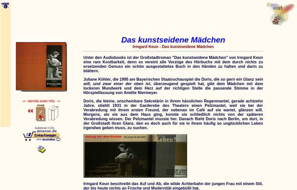 Vorschau von www.leser-service.de, Irmgard Keun - Das kunstseidene Mädchen (Buchtipp/Rezension)