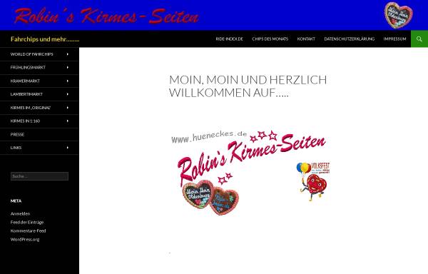 Vorschau von www.hueneckes.de, Robins Kirmes-Seiten