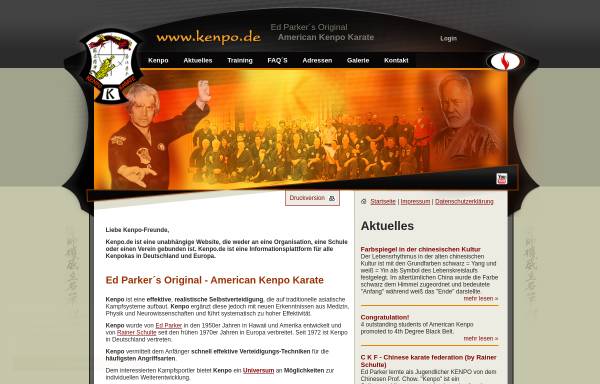 Vorschau von www.kenpo.de, Ed Parkers Kenpo Karate