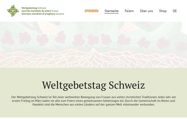 Vorschau von www.wgt.ch, Schweizerischer Weltgebetstag