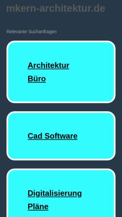 Vorschau der mobilen Webseite www.mkern-architektur.de, Martina Kern, Freie Architektin