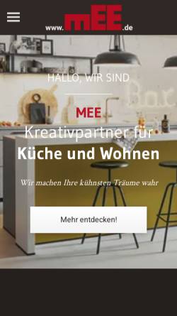 Vorschau der mobilen Webseite www.mee.de, Mee Gertis GmbH