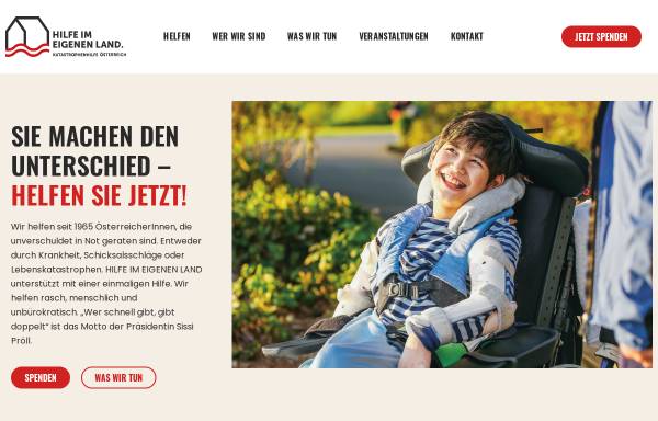 Vorschau von www.koef.at, Katastrophenhilfe Österreichischer Frauen