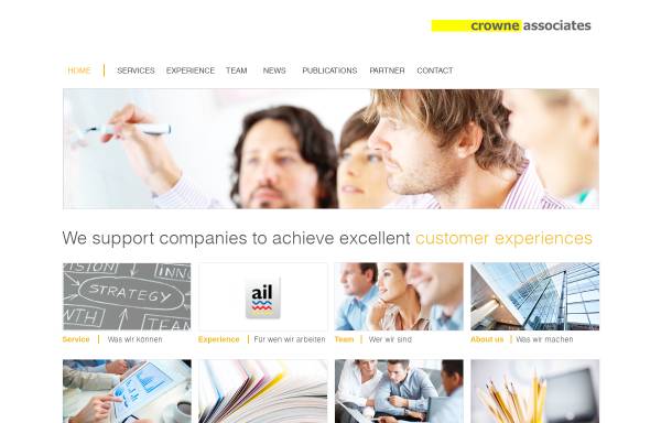 Vorschau von www.crowne.ch, Crowne Associates AG