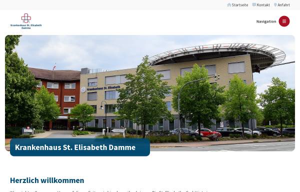 Vorschau von www.krankenhaus-damme.de, Krankenhaus St. Elisabeth-Stift Damme