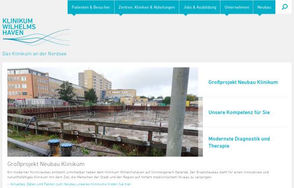 Vorschau von www.rnk-whv.de, Reinhard-Nieter-Krankenhaus Wilhelmshaven