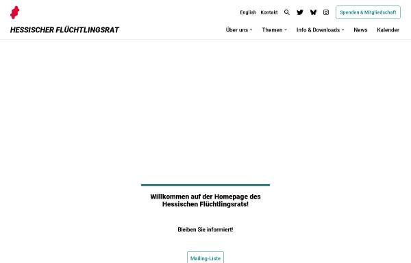 Vorschau von fluechtlingsrat-hessen.de, Hessischer Flüchlingsrat e.V.