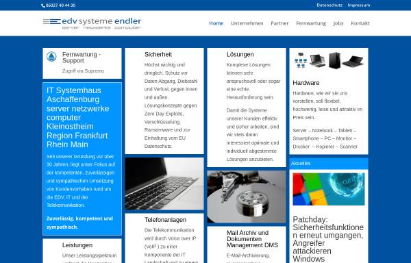 Vorschau von www.endler.de, EDV-Systeme Endler