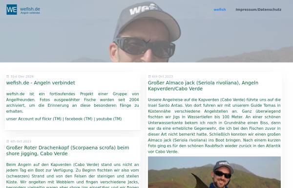 Vorschau von www.wefish.de, wefish.de - Angeln verbindet