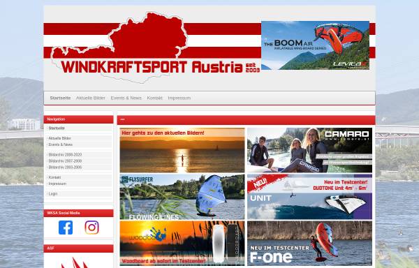 Vorschau von www.windkraftsport.com, Windkraftsport Austria