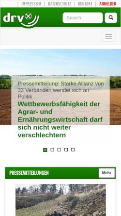 Vorschau der mobilen Webseite www.deutsche-winzergenossenschaften.de, Deutsche Winzergenossenschaften