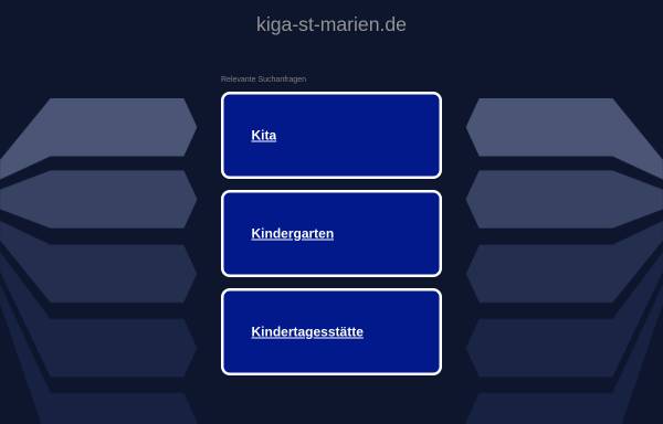 Vorschau von www.kiga-st-marien.de, Kindergarten Sankt Mariä Empfängnis