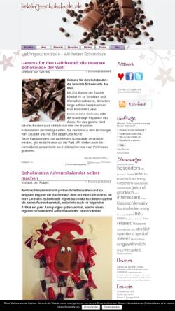 Vorschau der mobilen Webseite www.lieblingsschokolade.de, Lieblingsschokolade.de