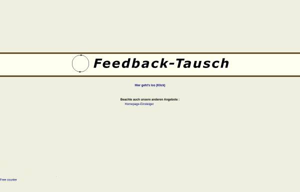 Vorschau von feedback-tausch.de, Feedback-Tausch