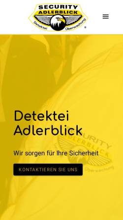 Vorschau der mobilen Webseite www.detektei-adlerblick.de, Detektei Adlerblick, Inh. C.A. Granetto
