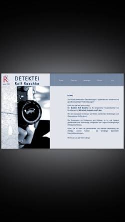 Vorschau der mobilen Webseite www.detektei-raschke.de, Detektei Rolf Raschke