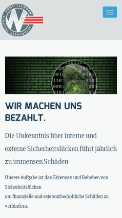 Vorschau der mobilen Webseite www.detektei-wurm.de, Detektei Wurm