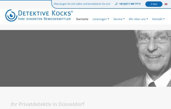 Vorschau von www.detektive-kocks.de, Detektiv-Institut Kocks GmbH