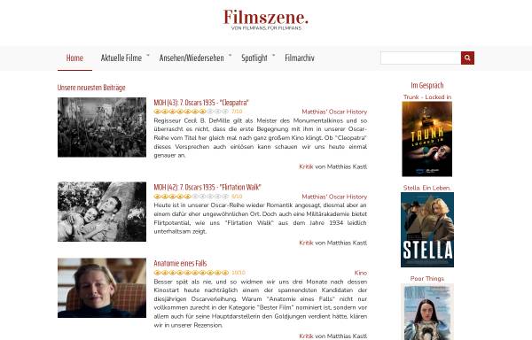 Vorschau von www.filmszene.de, Filmszene.de