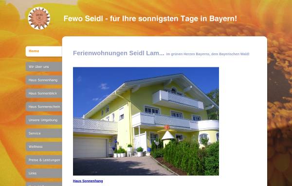 Vorschau von www.ferienwohnung-seidl-bayern.de, Ferienwohnungen Seidl