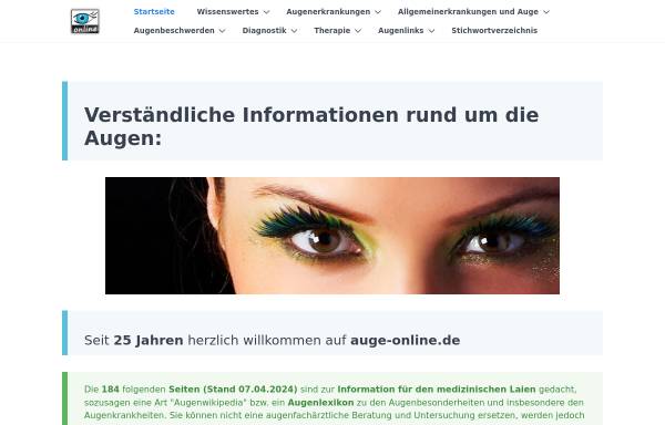 Vorschau von www.auge-online.de, Auge-Online