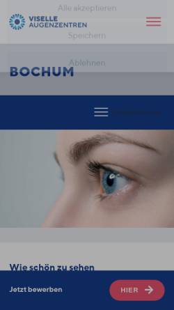 Vorschau der mobilen Webseite www.augenoperation.de, Moderne Augenheilkunde - Dr. Krumeich