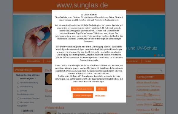 Vorschau von sunglas.de, Sunglas