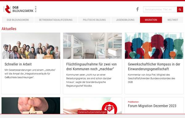 Vorschau von www.migration-online.de, Migration-online