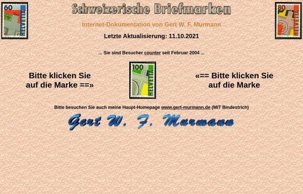 Vorschau von www.phila-gert.de, Schweizerische Briefmarken