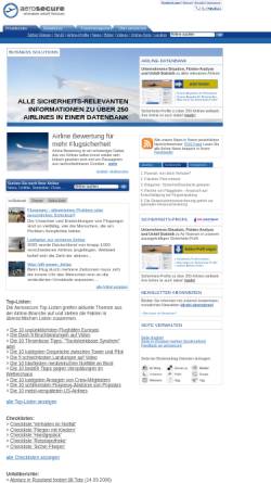 Vorschau der mobilen Webseite www.aerosecure.de, Aerosecure