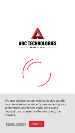 Vorschau der mobilen Webseite abcgroupinc.com, ABC Automobil-Formteile GmbH