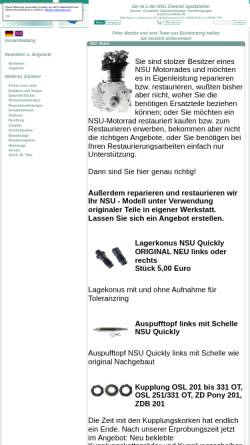 Vorschau der mobilen Webseite www.nsu-motzke.de, NSU Motzke