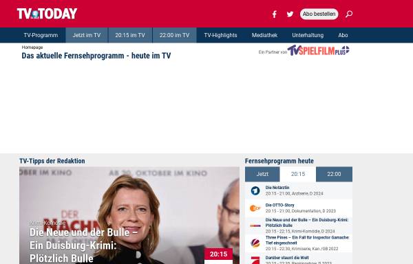 Vorschau von www.tvtoday.de, TV Today