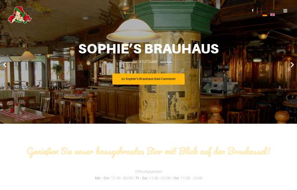 Vorschau von www.sophies-brauhaus.de, Sophies Brauhaus