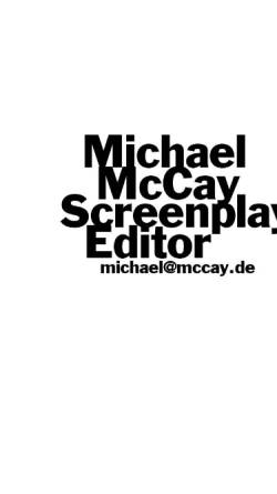 Vorschau der mobilen Webseite www.mccay.de, McCay, Michael