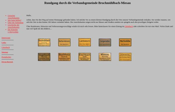 Vorschau von www.miesau.de, Verbandsgemeinde Bruchmühlbach-Miesau