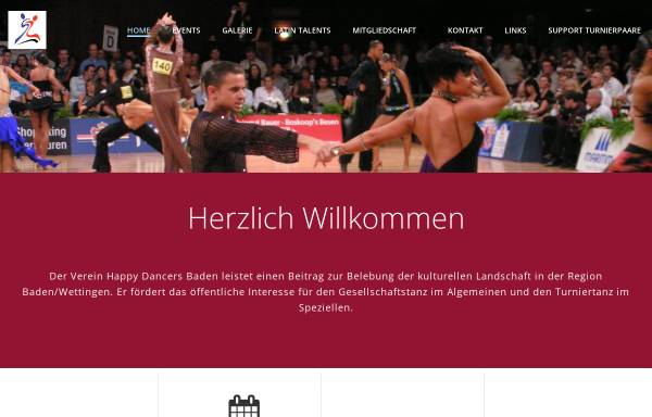 Vorschau von www.happydancers.ch, Tanzclub Happy Dancers