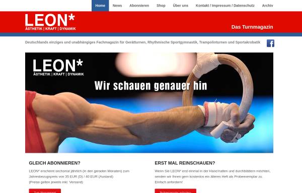 Vorschau von www.leon-magazin.de, Leon*