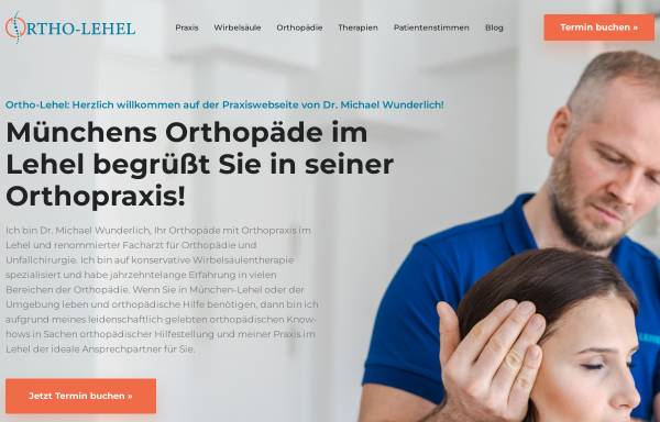 Vorschau von www.dr-wunderlich-orthopaedie.de, Dr. med. Erwin Wunderlich