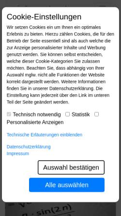 Vorschau der mobilen Webseite www.allesumrechner.de, Allesumrechner.de