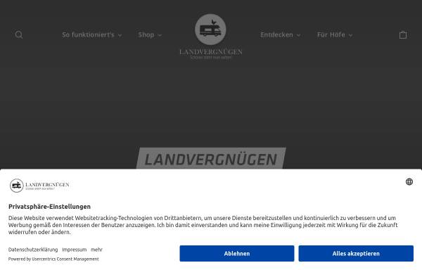 Vorschau von www.landvergnuegen.de, Bauernmärkte und Landvergnügen